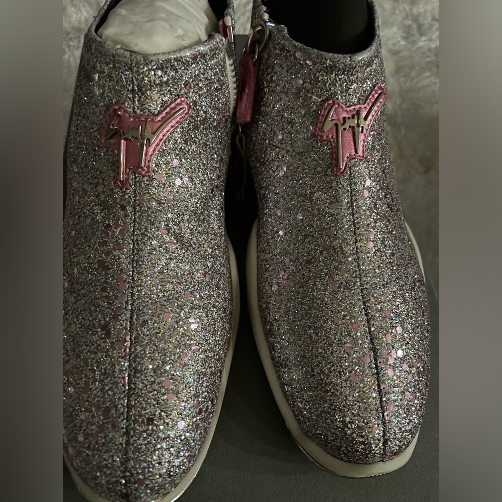 Giuseppe Zanotti | Light Jump Logo Glitter Sneakers